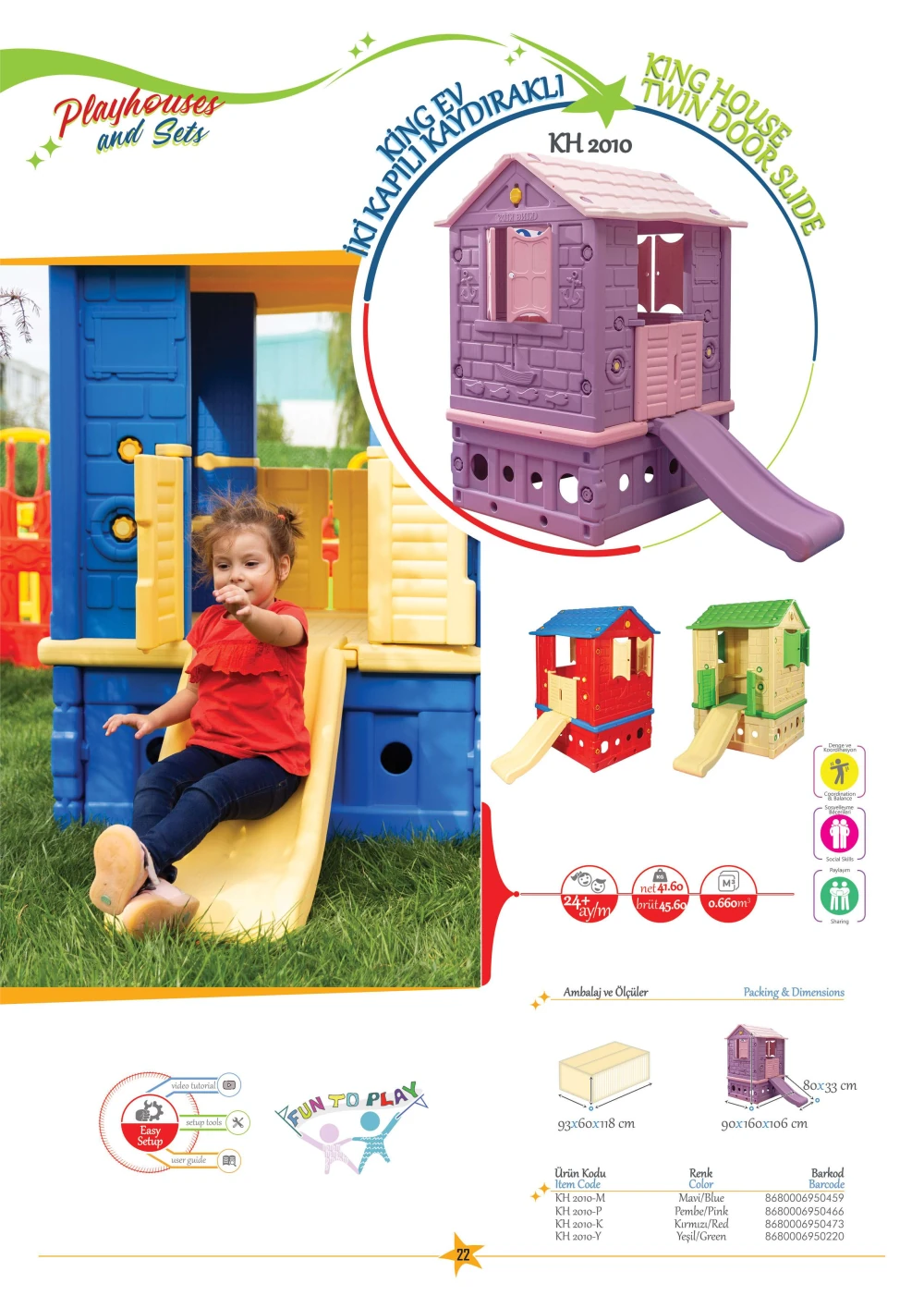 Plastik çocuk evi