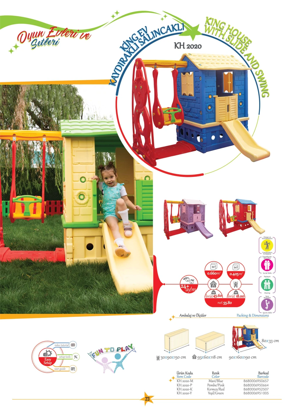 Plastik çocuk evi