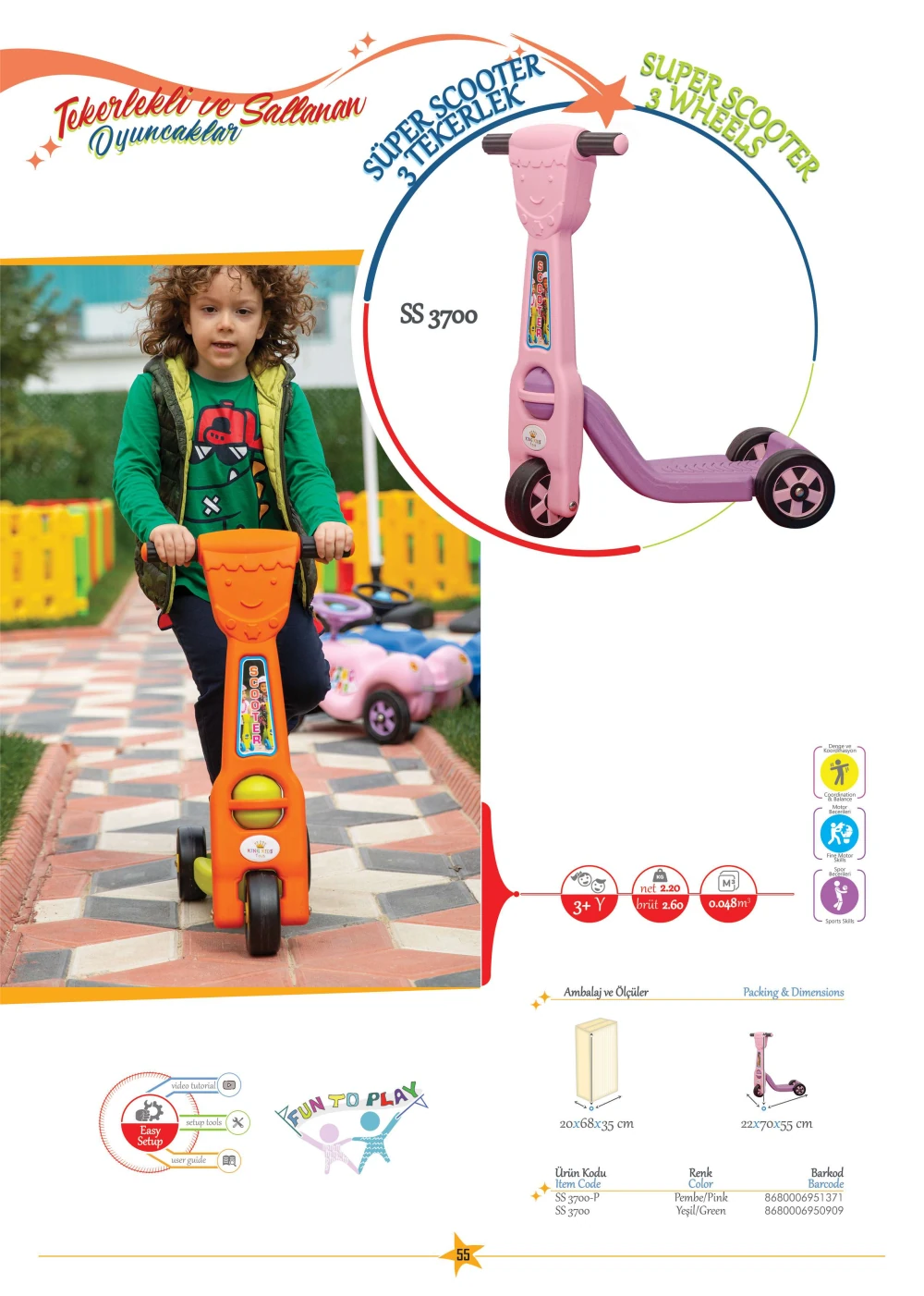 Plastik scooter