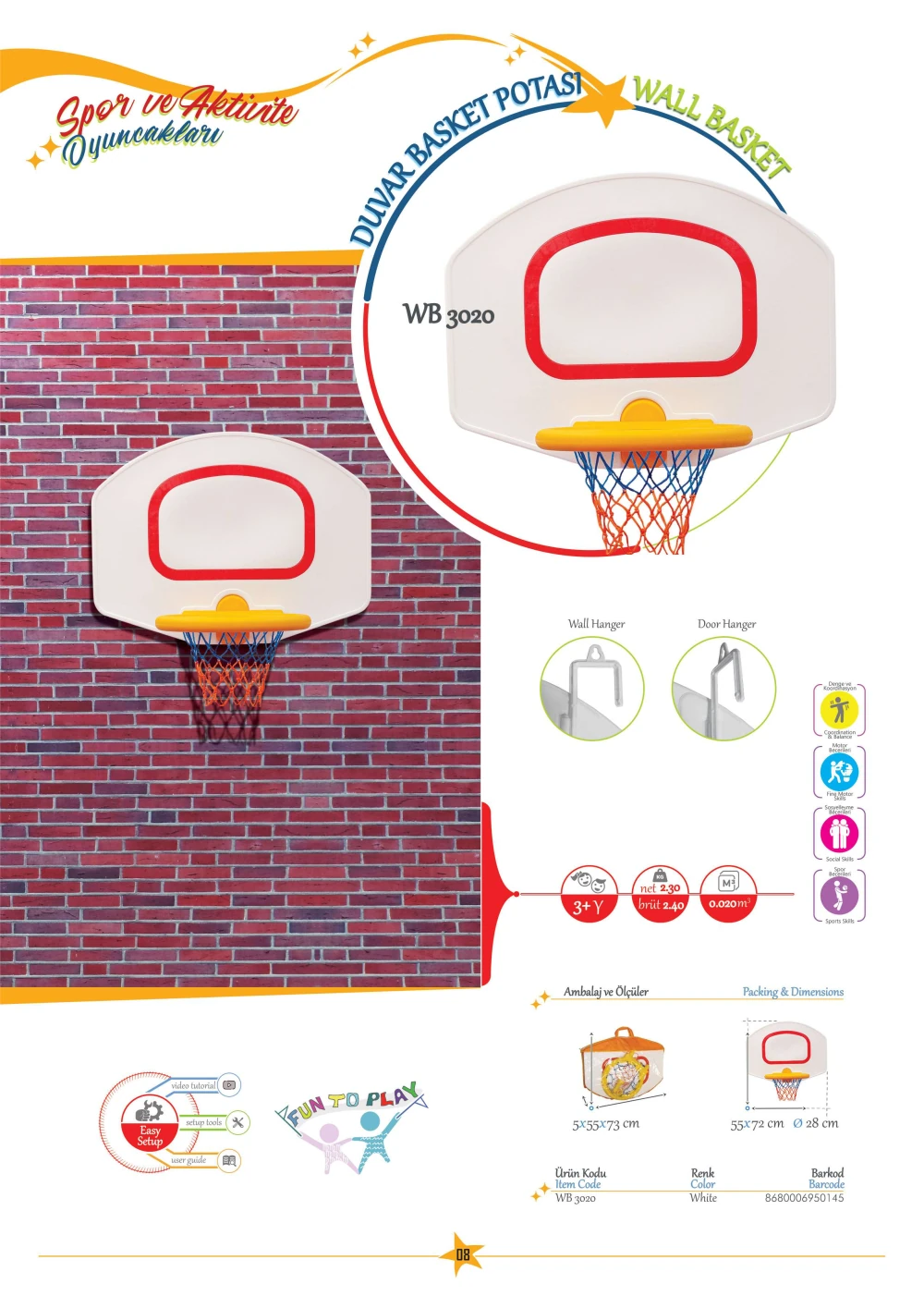 Plastik basket potas