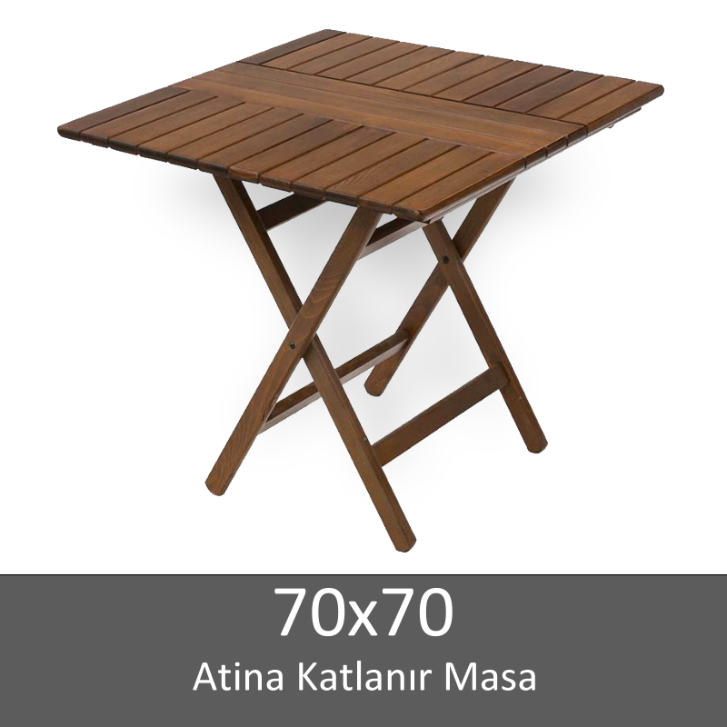70x70 ATİNA KATLANIR MASA
