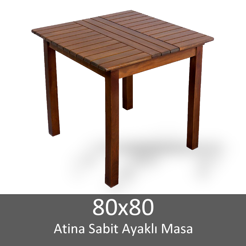 80x80 ATİNA SABİT MASA