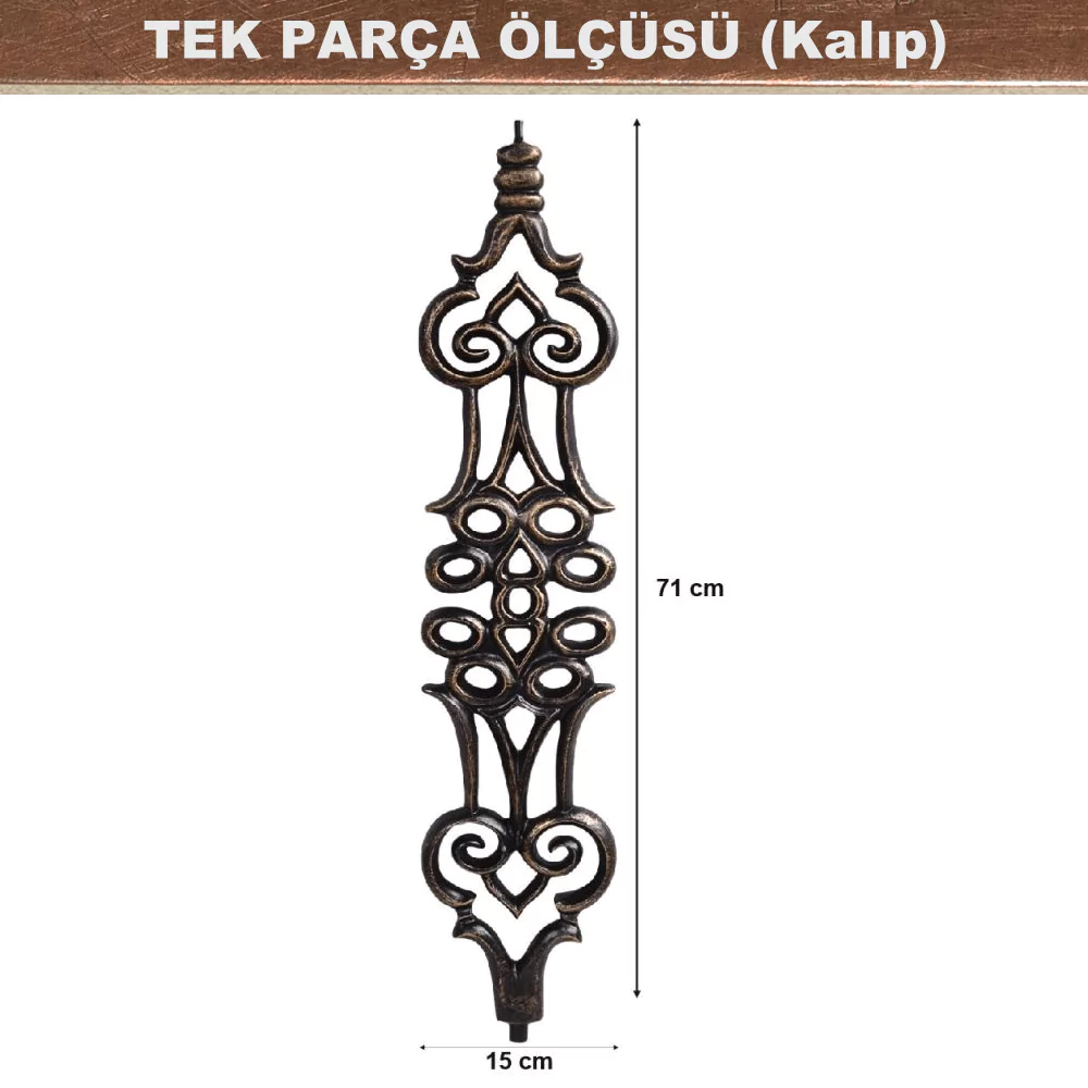 Korkuluk deseni kalp
