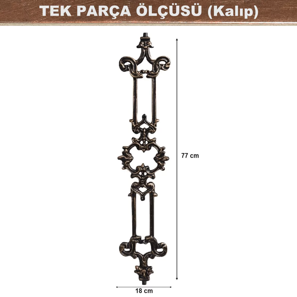 Alüminyum döküm korkuluk kalıp