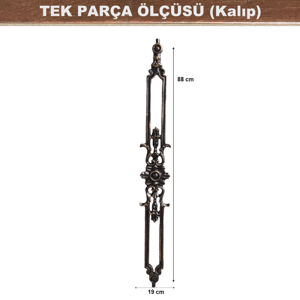 Alminyum dkm korkuluk desen