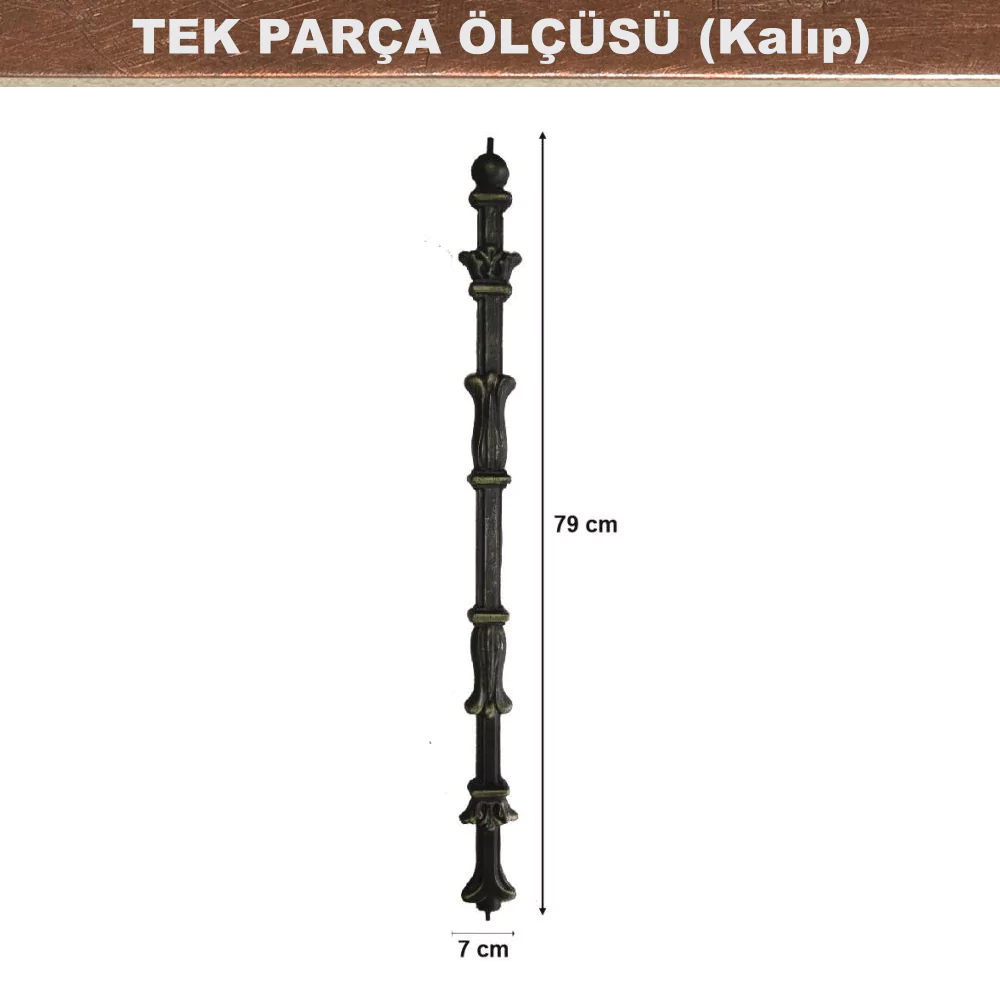 Alminyum dkm korkuluk ubuk