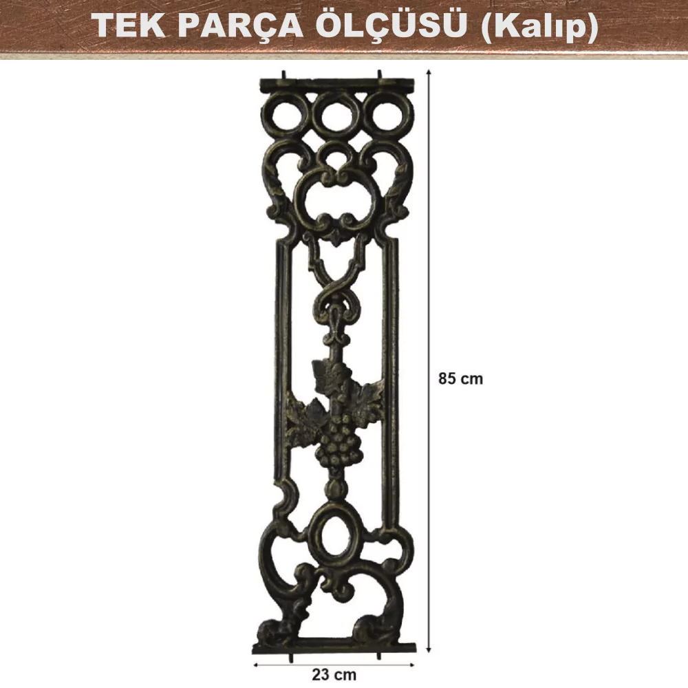 Alminyum dkm korkuluk kalp