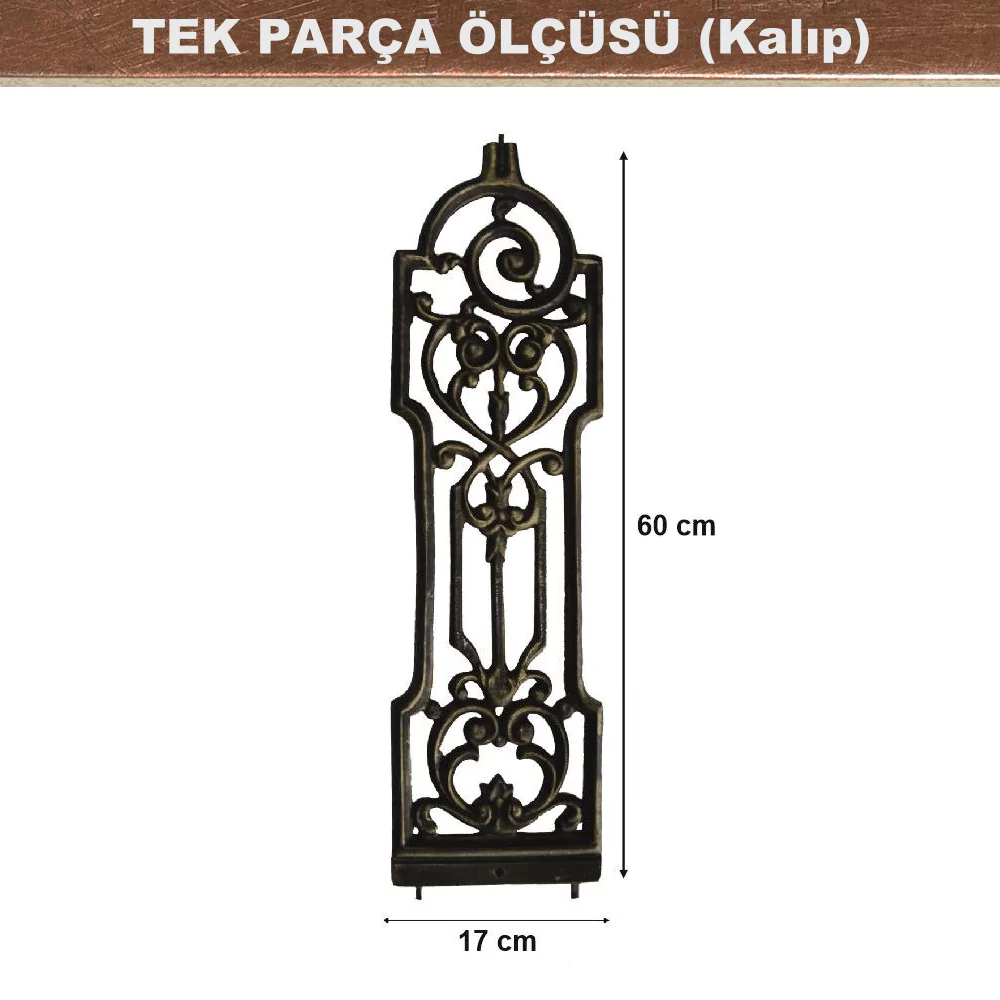 Alminyum dkm korkuluk kalp