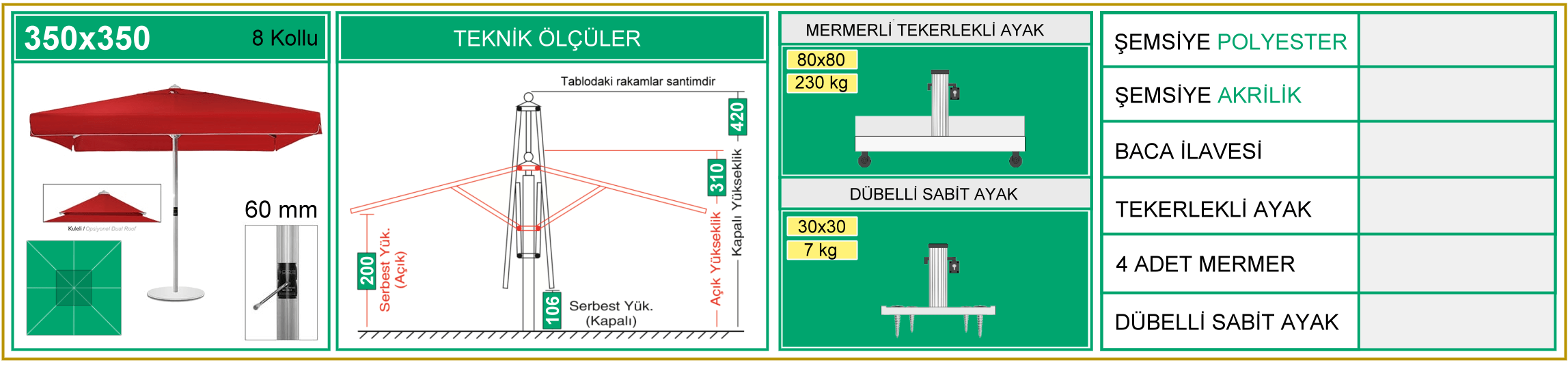 350x350 teleskopik emsiye lleri