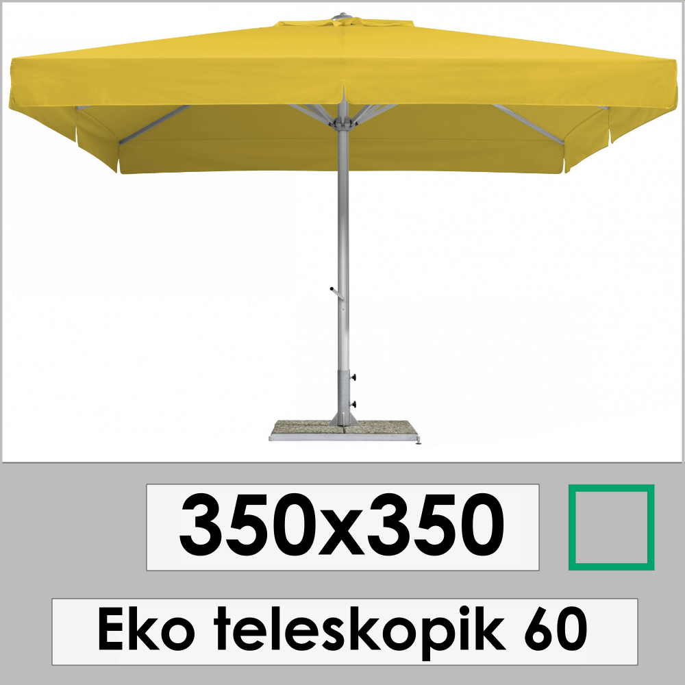 350x350 cm eko teleskopik emsiye