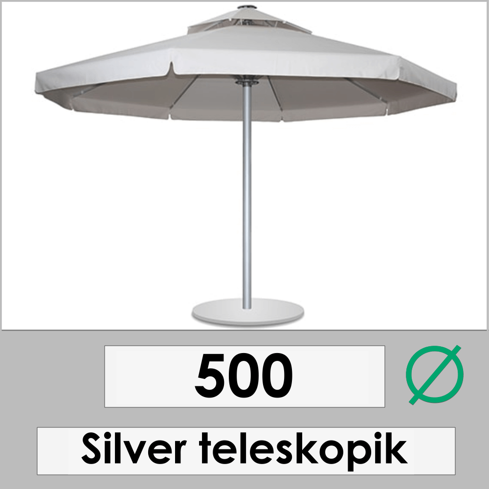 500 cm cafe bahçe şemsiyesi
