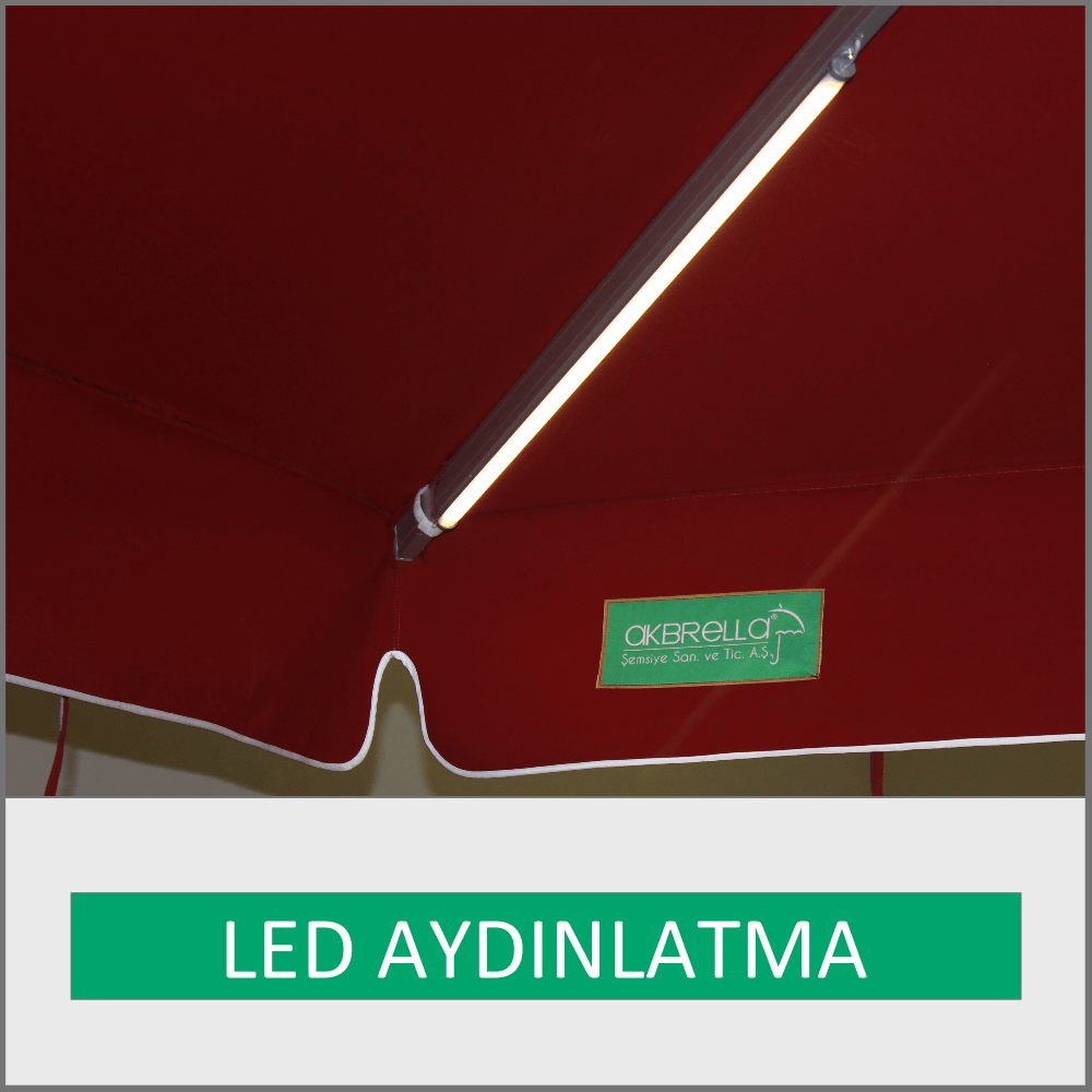 Şemsiye led aydınlatma