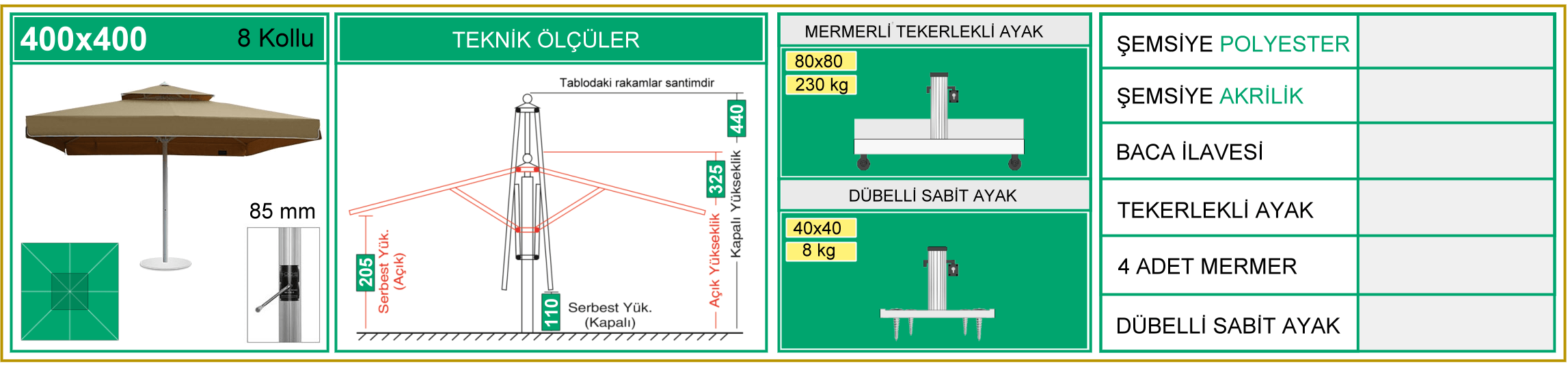 400x400 teleskopik emsiye ls