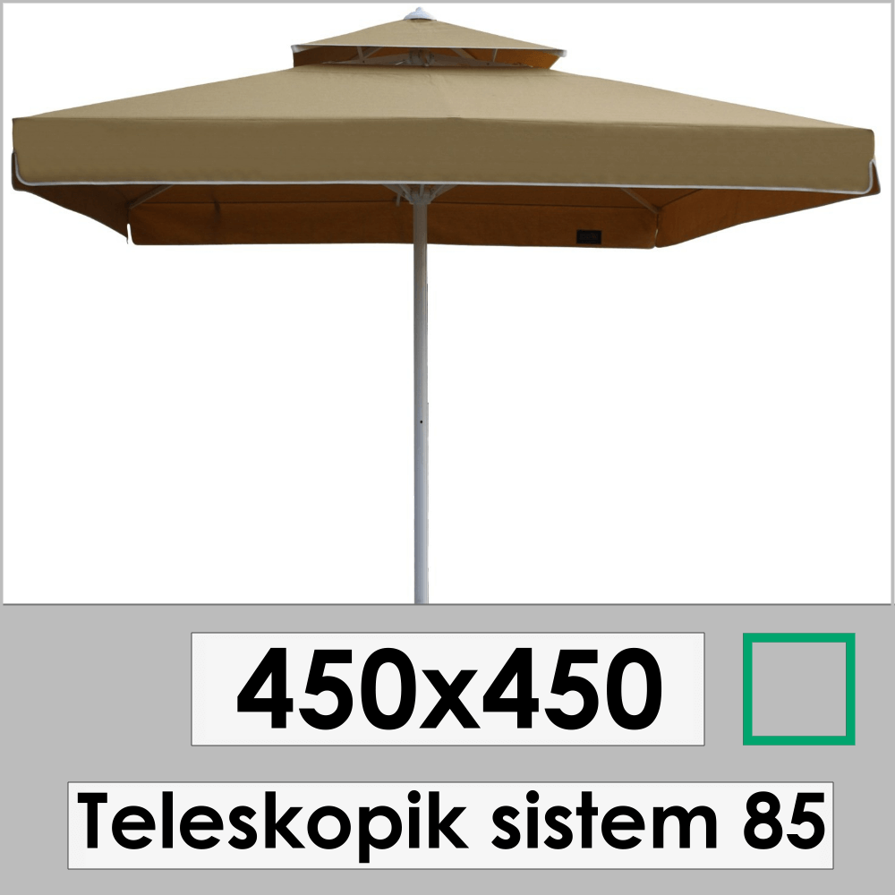 450x450 cm Cafe şemsiyesi