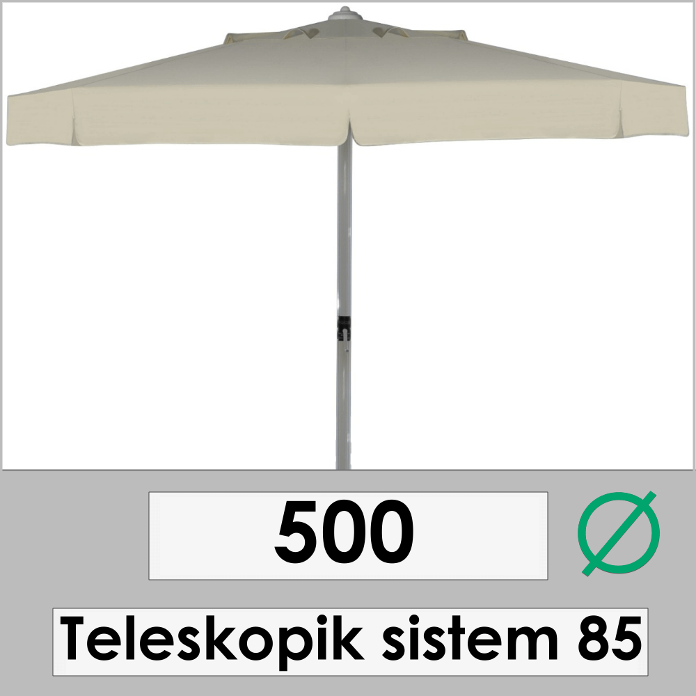 500 ap teleskopik emsiye