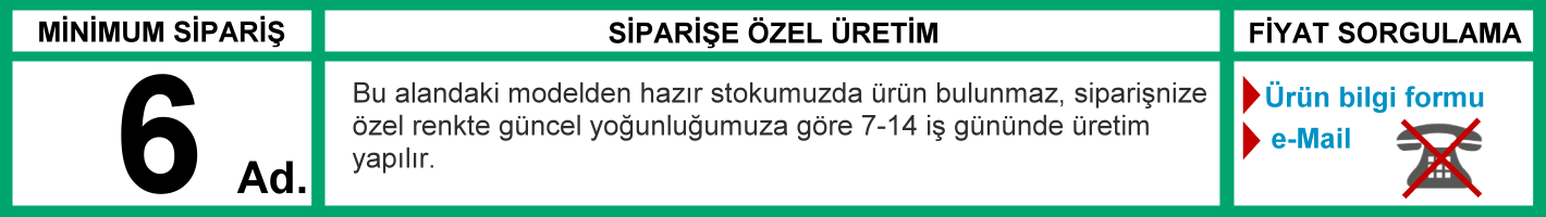 24 adet sipariş