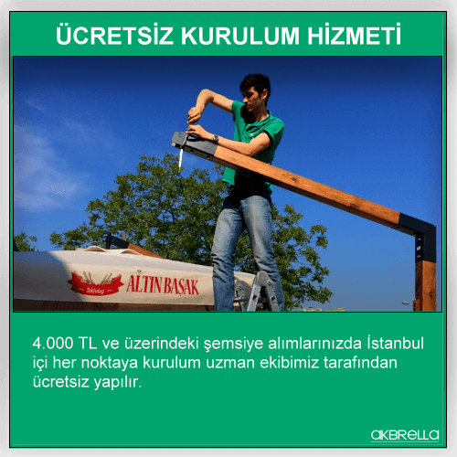 Ücretsiz kurulum bilgisi