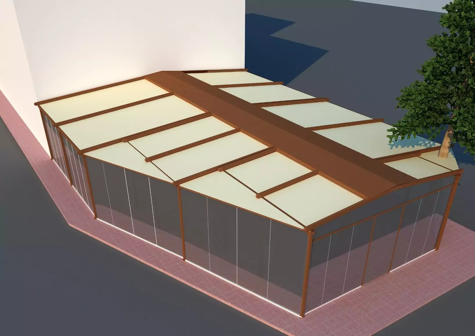 Katlşamalı pergola