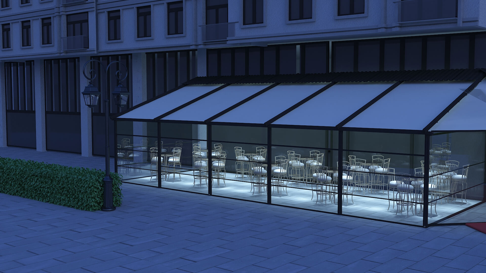 Kapalı pergola