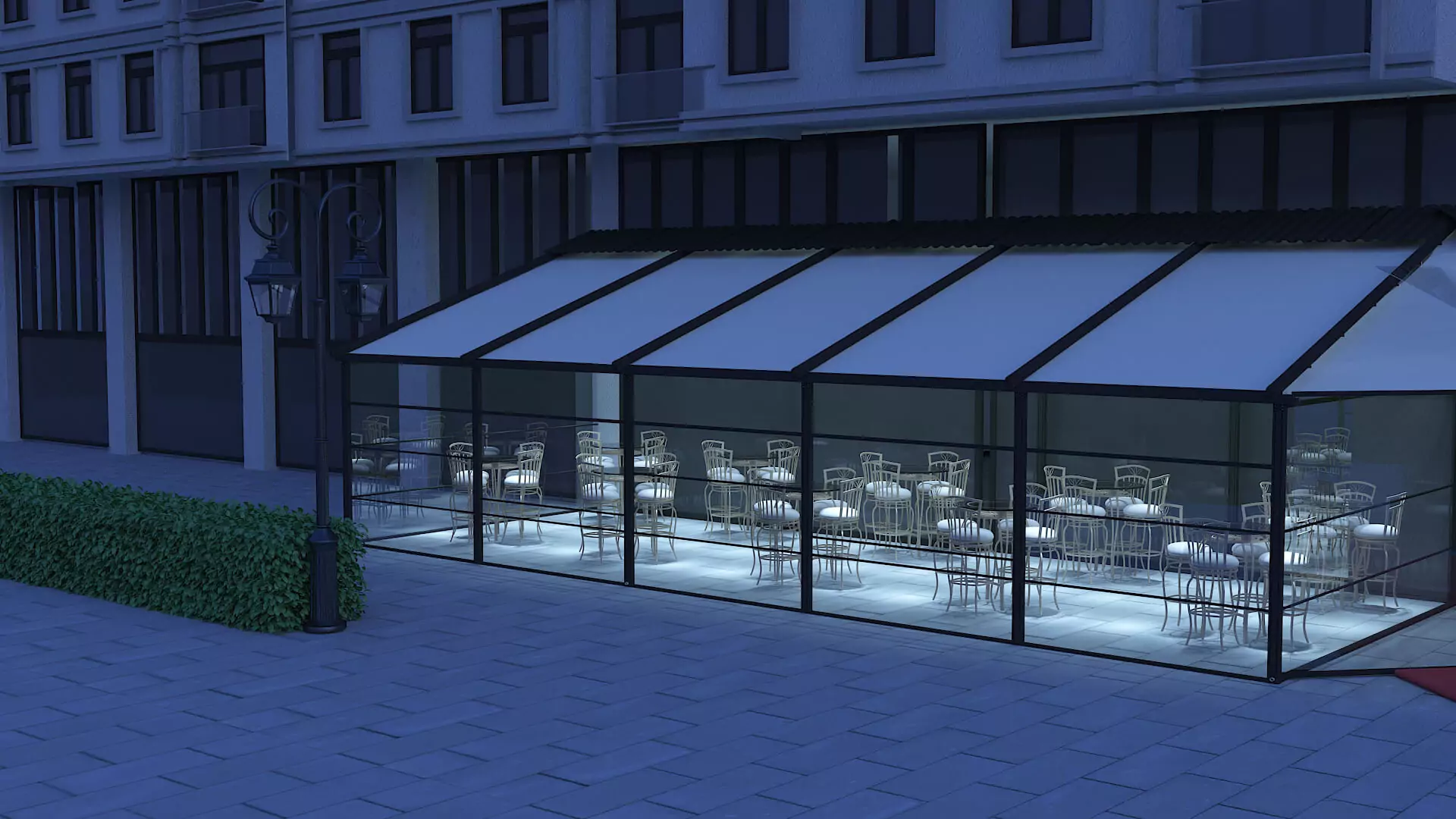 Kapalı pergola