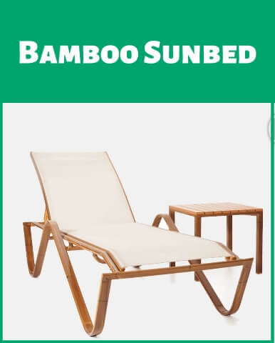 Bambu şezlong