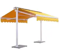 Çift açılır tente, Ayaklı tente