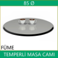 Yuvarlak masa camı çap 85