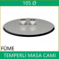 Yuvarlak masa camı çap 105