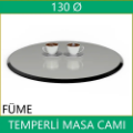 Yuvarlak masa camı 130 çap