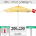 Eko havuz şemsiyesi 2x2
