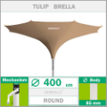 4 Metre dekoratif Tulibella lale şemsiye