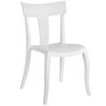 Toro-S Rattan sandalye beyaz