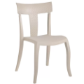 Toro-S Rattan sandalye krem