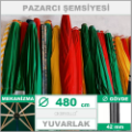 480 cm pazarcı pazar şemsiyesi