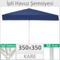 3.5x.3.5 metre ekonomik en ucuz ipli sistem bahçe şemsiyesi