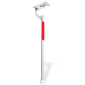 375x90 cm - Güneş motifli aşağı yöne bakan tek (1) led fenerli endirekt alüminyum döküm dekoratif modern bahçe aydınlatma direği