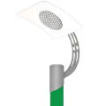 Işıklı aydınlatma direkleri 1128 LED
