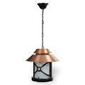 50x26 cm - E27 DUY Tavan tipi alüminyum döküm modern bakır şapkalı model zincirli aplik Fransız tarzı dekoratif sarkıt aydınlatma apliği