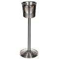 Metal krom şampanya standı