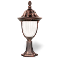 56x23 cm - DUY E27 Sivri şapkalı alüminyum döküm dekoratif bakır eskitme set üstü aydınlatma armatürleri