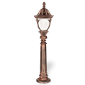 108x25 cm - DUY E27 Bakır eskitme model dekoratif alüminyum döküm Fransız tip bahçe çim aydınlatma direği