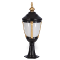 80x30 cm - DUY E27 Gold siyah şapkalı alüminyum döküm dekoratif Fransız tipi set üstü aydınlatma armatürleri
