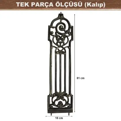 Alminyum dkm korkuluk desen