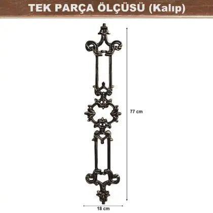 Alminyum dkm korkuluk kalp