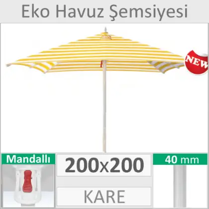 Eko havuz emsiyesi 2x2