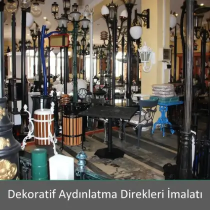 Dekoratif aydnlatma direkleri imalat