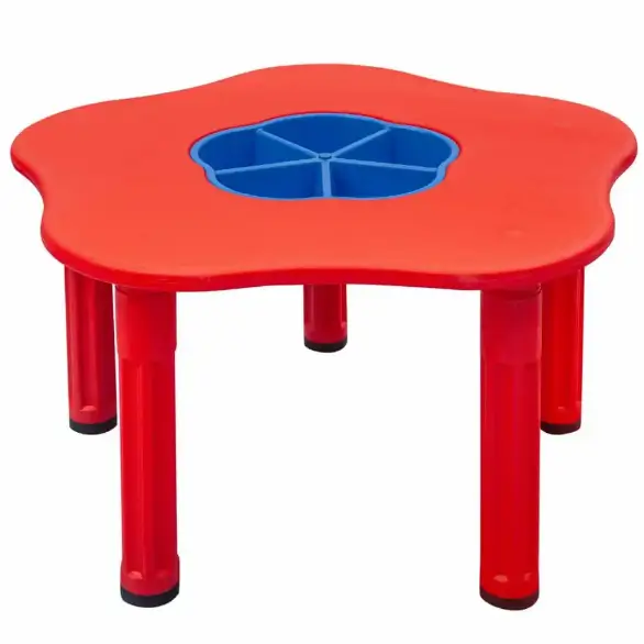 Papatya kum masası kırmızı