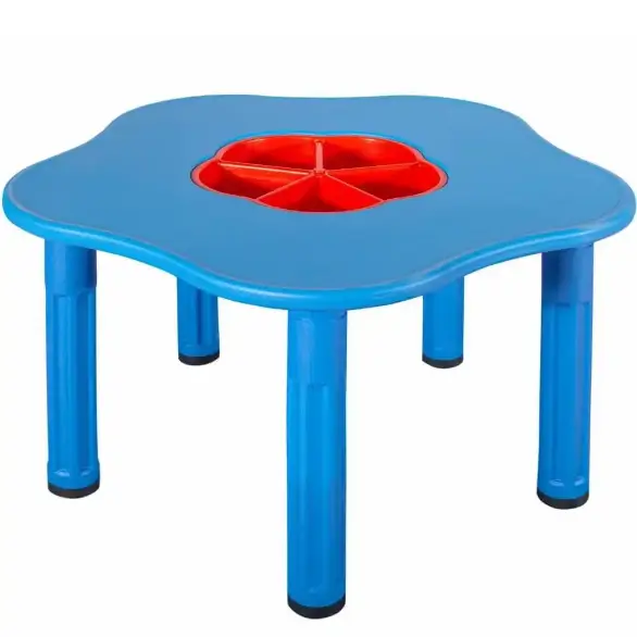Papatya kum masası mavi