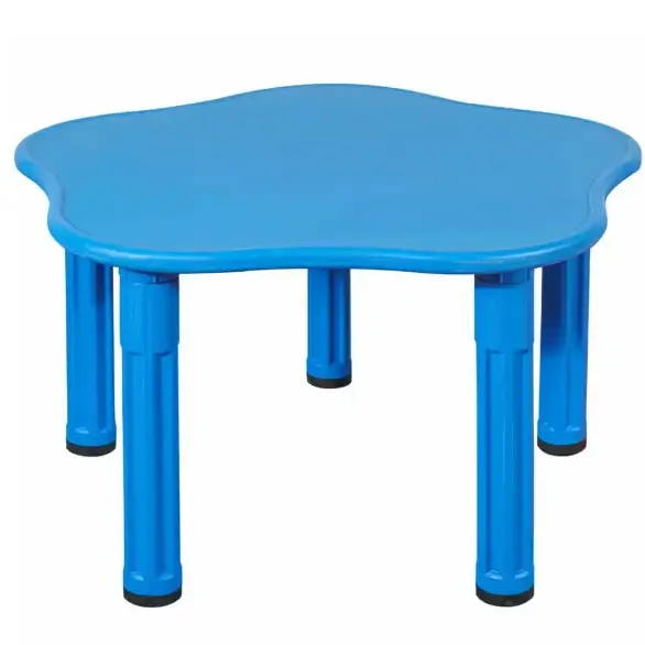 papatyya çocuk masası mavi