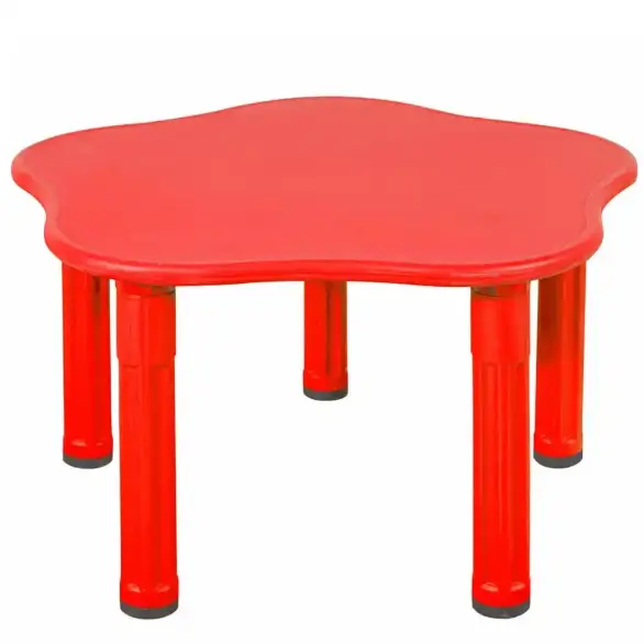 papatyya çocuk masası kırmızı